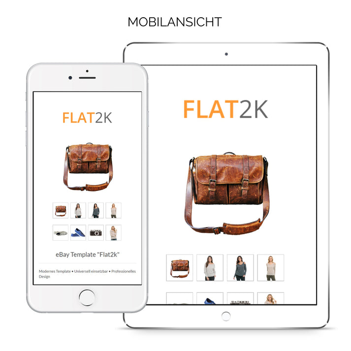 eBay Template "Flat2k" Jetzt Ihre eBay Angebote professionell